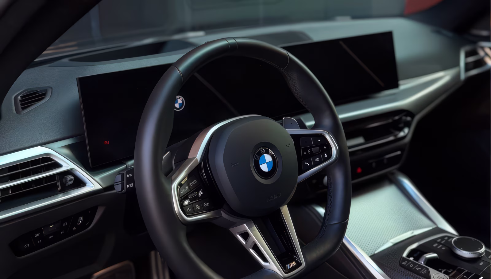BMW 430i xDrive — przód ¾, wynajem w Warszawie